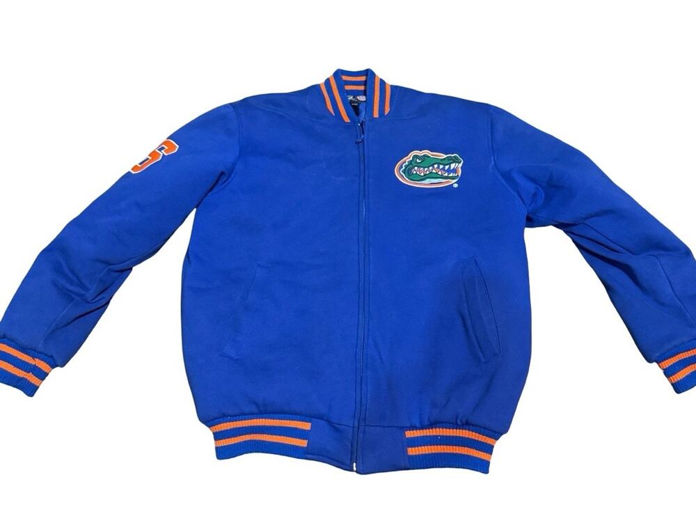 Florida Gators G-III Carl Banks Jacket 1996 2006 Champs NCAA Men M Blue